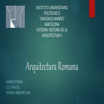 Arquitectura romana