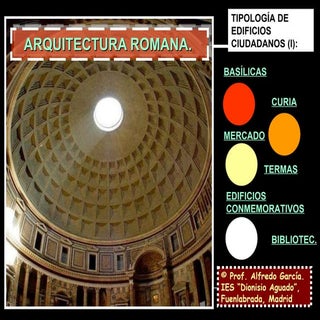 Arquitectura romana. Edificios (I):...