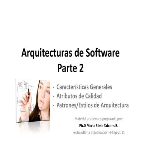 Arquitecturas de software - Parte 2