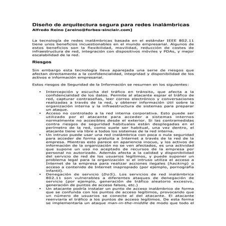 Arquitectura segurawireless