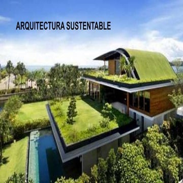 Arquitectura sustentable