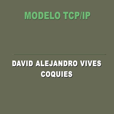 Taller # 11 Arquitectura TCP/IP