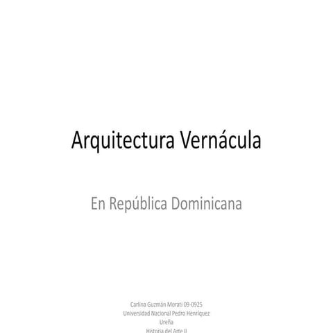 Arquitectura vernácula