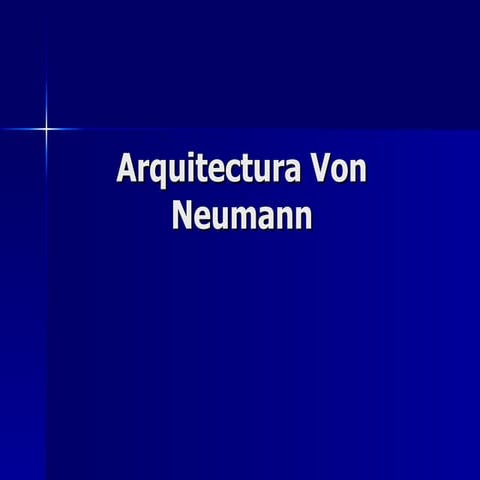 Arquitectura von neumann