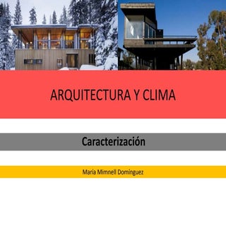 Arquitectura y climas