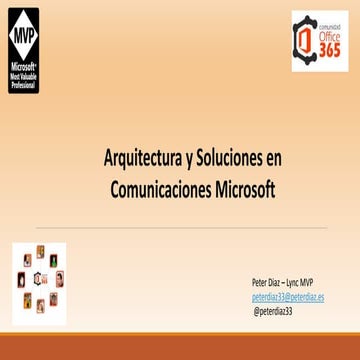 Arquitectura y soluciones en comunicaciones microsoft