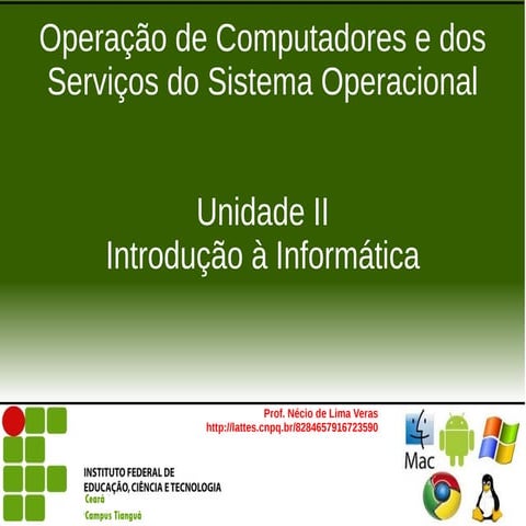 Arquitetura básica de um computador