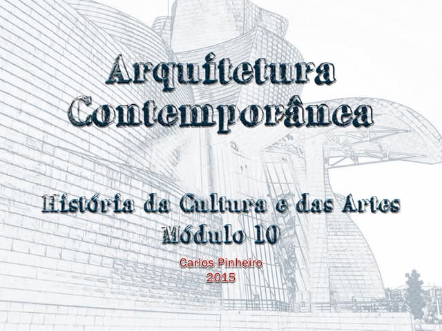 Arquitetura Contemporânea