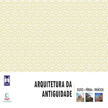 Arquitetura da antiguidade 