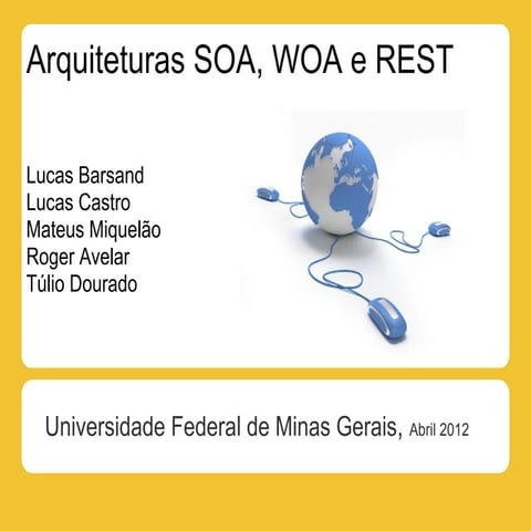 Arquiteturas SOA, WOA e REST | PDF