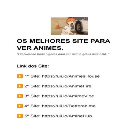 Melhores site para ver anime 2022