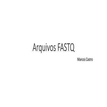 Arquivos FASTQ