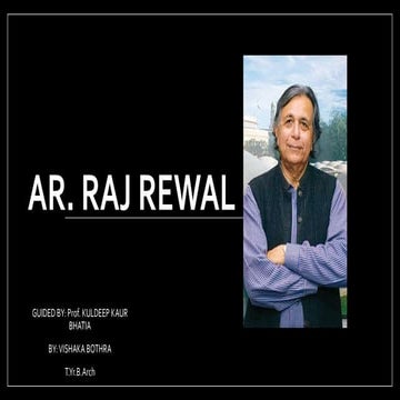 Ar raj rewal, regionalism