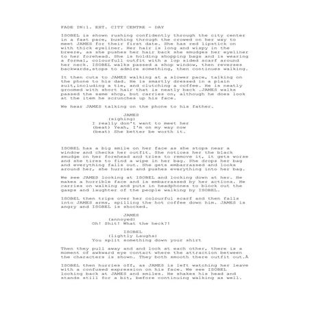 Dating 101 script | DOCX