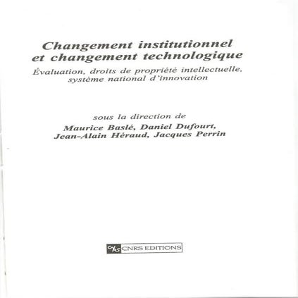 Arrangements institutionnels et logiques de l'action collective 1995