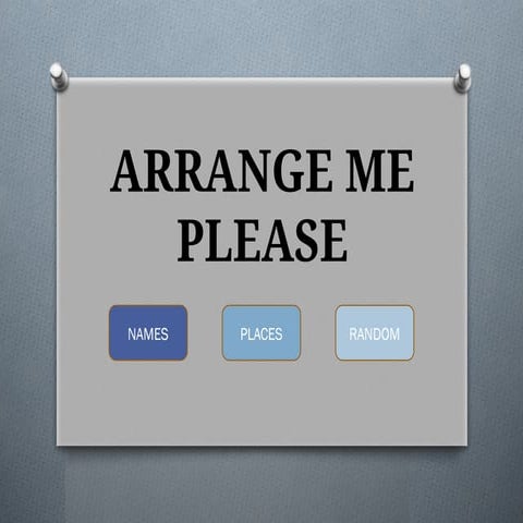 ARRANGE ME PLEASE BIBLE DRILL GAME PERFECT FOR ADVENTIST YOUTH GAMES.pptx