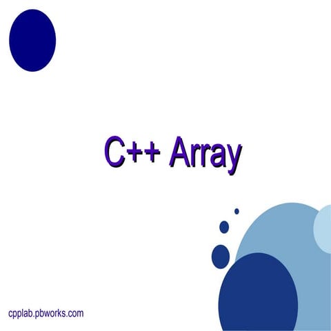 Array | PPT