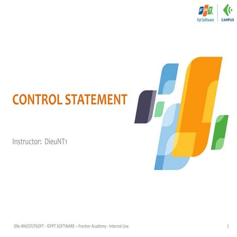 Array and Control Statements & Java Tutorial.pdf