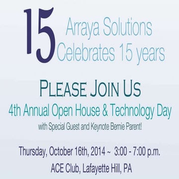 Not All Storage Arrays Are Created Equal - with Arraya Solutions and EMC