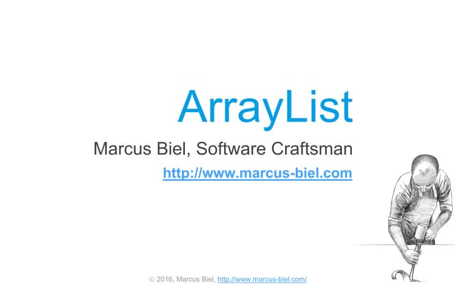 Java ArrayList Video Tutorial | PPT