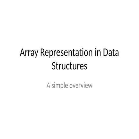 Array_Representation ...
