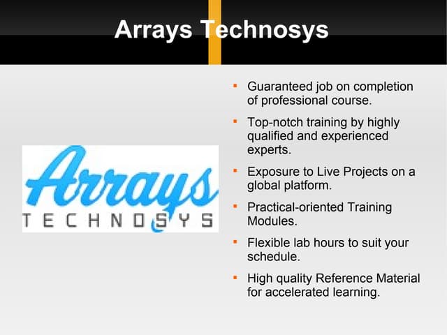 PHP training by Arrays Technosys