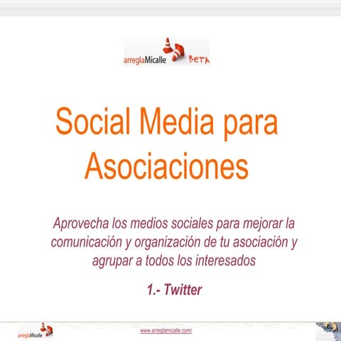 Arreglamicalle: Social media para asociaciones