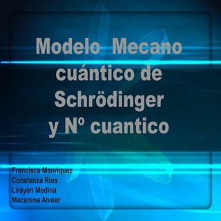 Modelo mecano-cuántico de Schröding...