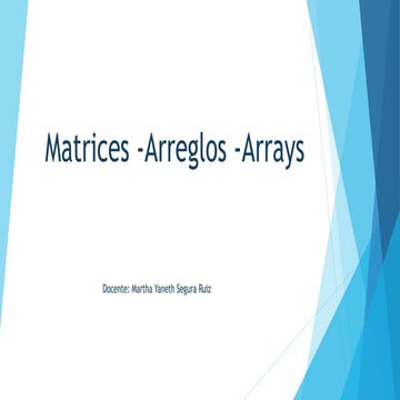 Arreglos Unidimensionales - Vectores.pptx