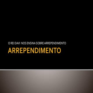 Arrependimento  davi2