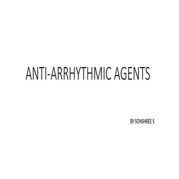 Screening model of anti-arrythmia …………….