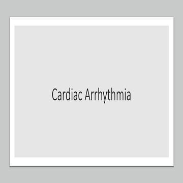Arrhythmias