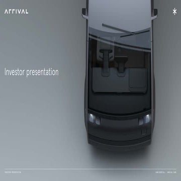 Arrival EV - Investor Presentation