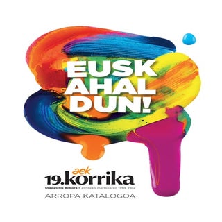 Korrika 19ren arropa katalogoa