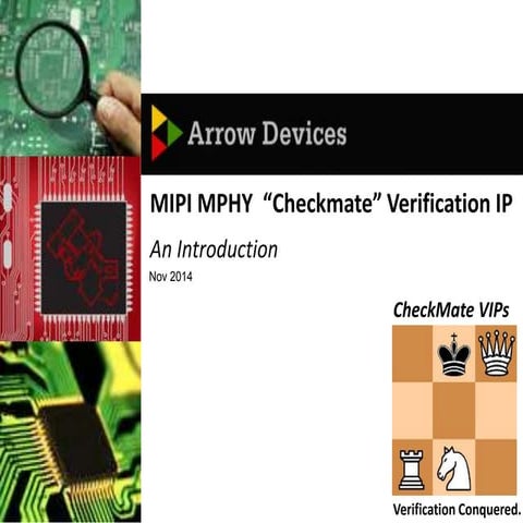 Arrow Devices MIPI MPHY Verification IP Solution
