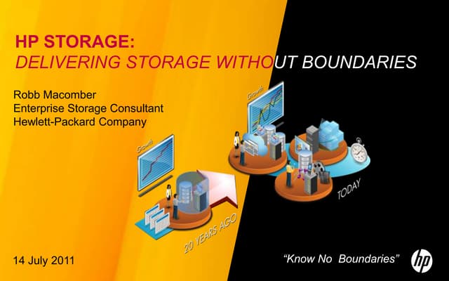 HP Storage: Delivering Storage without Boundaries