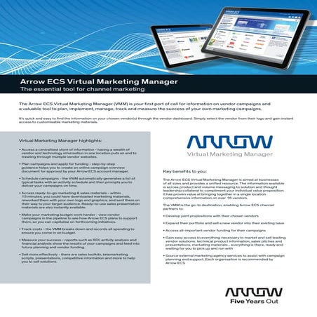 Arrow ECS Virtual Marketing Manager Services
