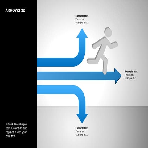 3D Forward Arrow Shapes