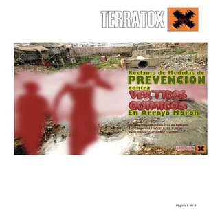 Reclamo: Prevención de vertidos quí...