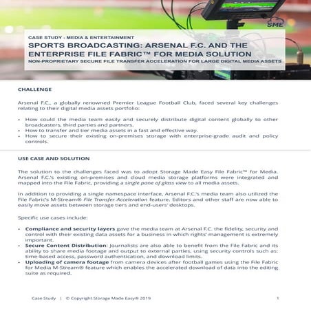 Storage Made Easy Case Study | Arsenal F.C.