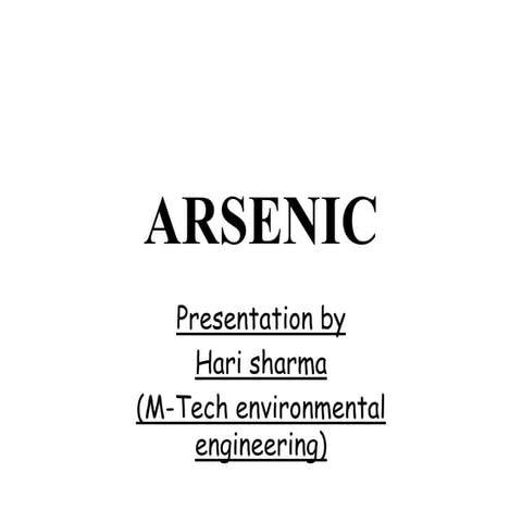 Arsenic by Hariluitel