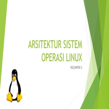 Arsitektur sistem operasi linux.
