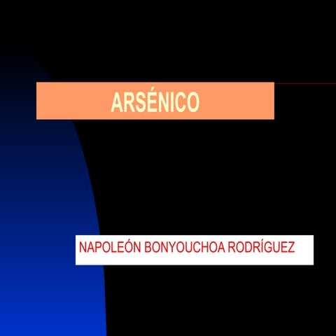 Arsénico