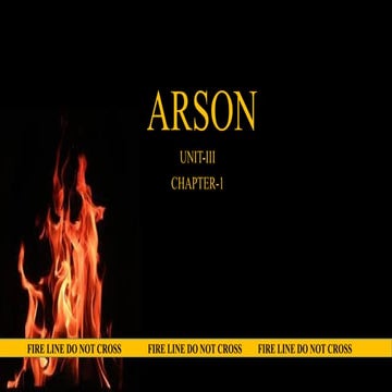 Arson. life cycle of fire, fuel flame point