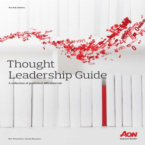 Aon Thought Leadership Guide