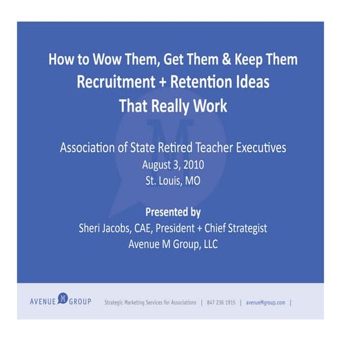 ARSTE august 2010 presentation