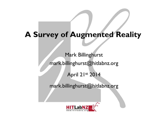 A Survey of Augmented Reality