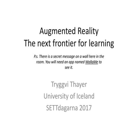 AR and VR | PPTX