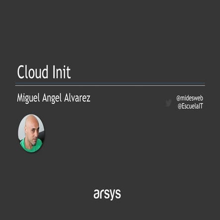 Arsys Cloud Init