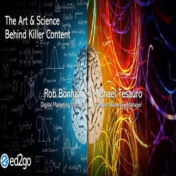The Art And Science Behind Killer Content